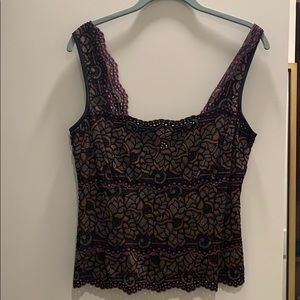 Lace cache top